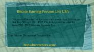 Dofollow Bitcoin Forums USA