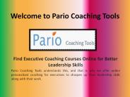 Executive Coaching Courses - Pariocoachingtools.com