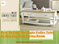 How To Pick The Right Coffee Table By Size For Your Living Room PowerPoint PPT Presentation