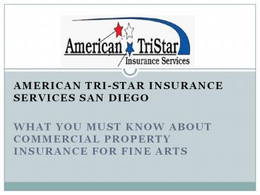 What you must know about commercial property insurance for fine arts