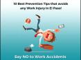 10 Best Prevention Tips that avoids any Work Injury in El Paso! Say NO to Work Accidents - Scherr Legat PowerPoint PPT Presentation