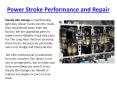 Power Stroke Performance and Repair PowerPoint PPT Presentation