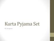 Kurta Pyjama Set Online