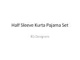 Half Sleeve Kurta Pajama Set PowerPoint PPT Presentation