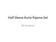 Half Sleeve Kurta Pajama Set
