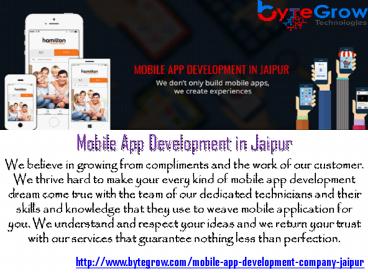 Best Effective Android Mobile App Development Company Jaipur, India