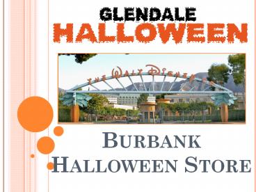 Burbank Halloween Store