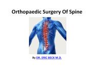 Orthopaedic Surgery Of Spine