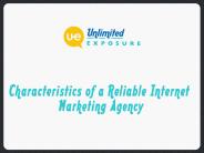 Characteristics of a Reliable Internet Marketing Agency