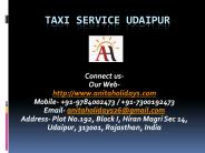 Taxi Service Udaipur