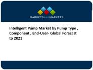 Intelligent Pump Market Segmentation and Global Forecast To 2021