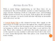 Jetted Bath Tub