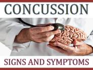 concussion signs and symptoms