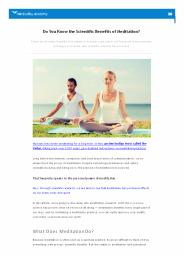 Benefits of Meditation (1)