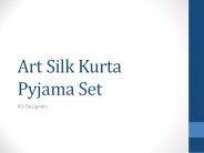 Art Silk Kurta Pyjama Set