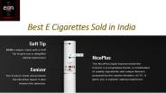 Best E Cigarette Market in India