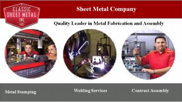 Sheet Metal Stamping Company