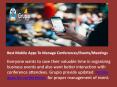 Best Mobile Apps To Manage Conferences or Events (1) PowerPoint PPT Presentation