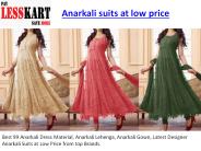 Anarkali suits at low price