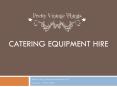 Catering Equipment Hire PowerPoint PPT Presentation
