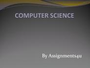 Computer Science Assignment Help