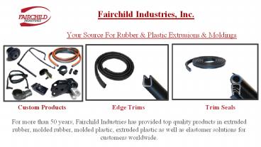 Custom Plastic Seals | Fairchild Industries, Inc. (2)