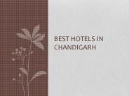 Best hotels in Chandigarh