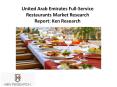 United Arab Emirates Full-Service Restaurants Market Research Report: Ken Research PowerPoint PPT Presentation