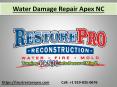 Professional Water Damage Repair Service at Apex North Carolina (1) PowerPoint PPT Presentation