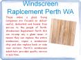 Windscreen Raplcement Perth WA PowerPoint PPT Presentation