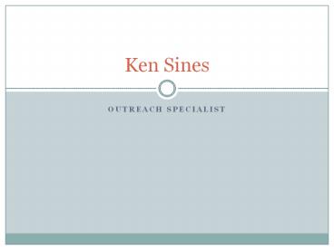 Ken Sines - Pittsburgh PA