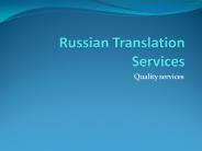 Russian Translation Services