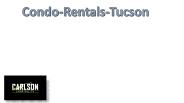 condo rentals in tucson az