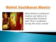 Mohini vashikaran mantra