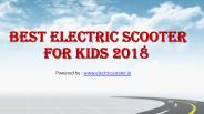 Electric Scooter for Kids