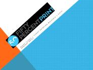 Event Ticket Printing  - 50Percent Print