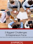 5 Biggest Business Challenges Entrepreneurs Face PowerPoint PPT Presentation