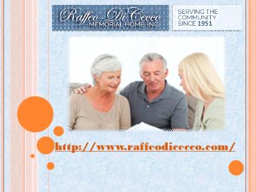 traditional funeral service