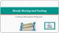 Furniture Removalists Melbourne PowerPoint PPT Presentation