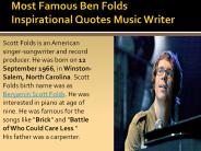 Ben Folds Author, Inspirational Quotes | Music Writer Quoteperson