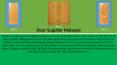 Door Supplier PowerPoint PPT Presentation