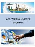 Best Tourism Masters Programs PowerPoint PPT Presentation