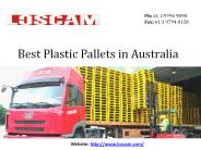 Best Plastic Pallets in Australia