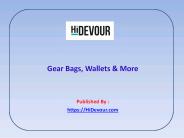Gear Bags, Wallets & More