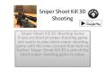 Sniper Shoot Kill 3D Shooting PowerPoint PPT Presentation