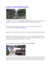 Lonavala and mahabaleshwar- dream destinations