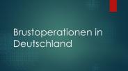 Brustoperationen in Deutschland
