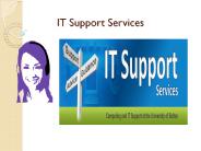IT Support Services  26 sep 17