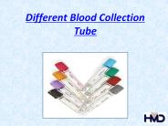Different Blood Collection Tube