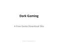 Free Game Downloads PowerPoint PPT Presentation
